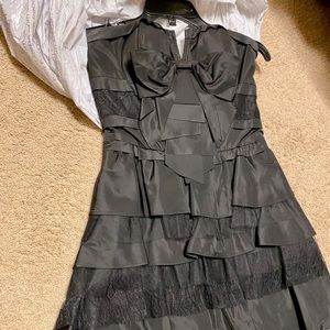 Bebe strapless cocktail dress